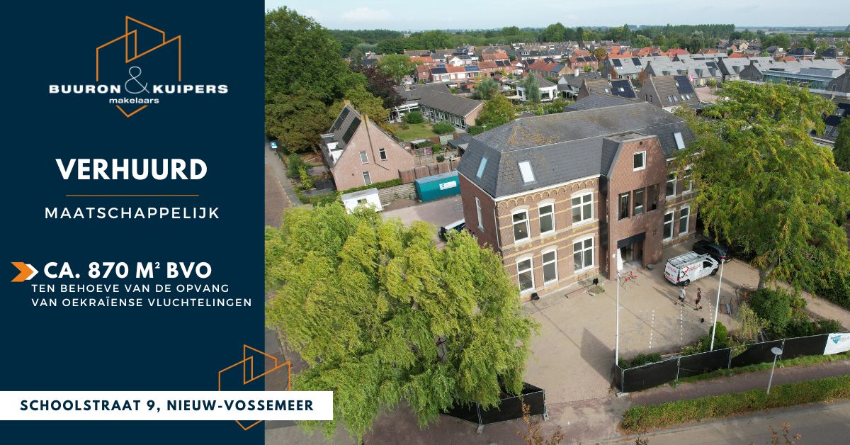 Verhuurtransactie - Schoolstraat 9 te Nieuw-Vossemeer