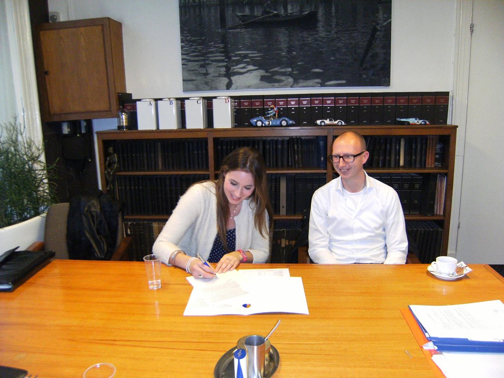 Robert Botter & Maaike Bosma tekenen