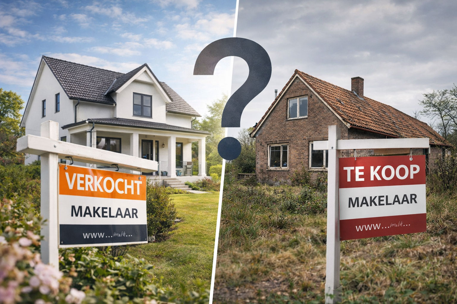 Blog foto waarom sommige huizen wel verkopen en andere niet