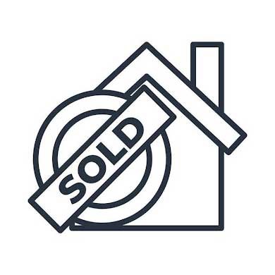 Icon for sale sign
